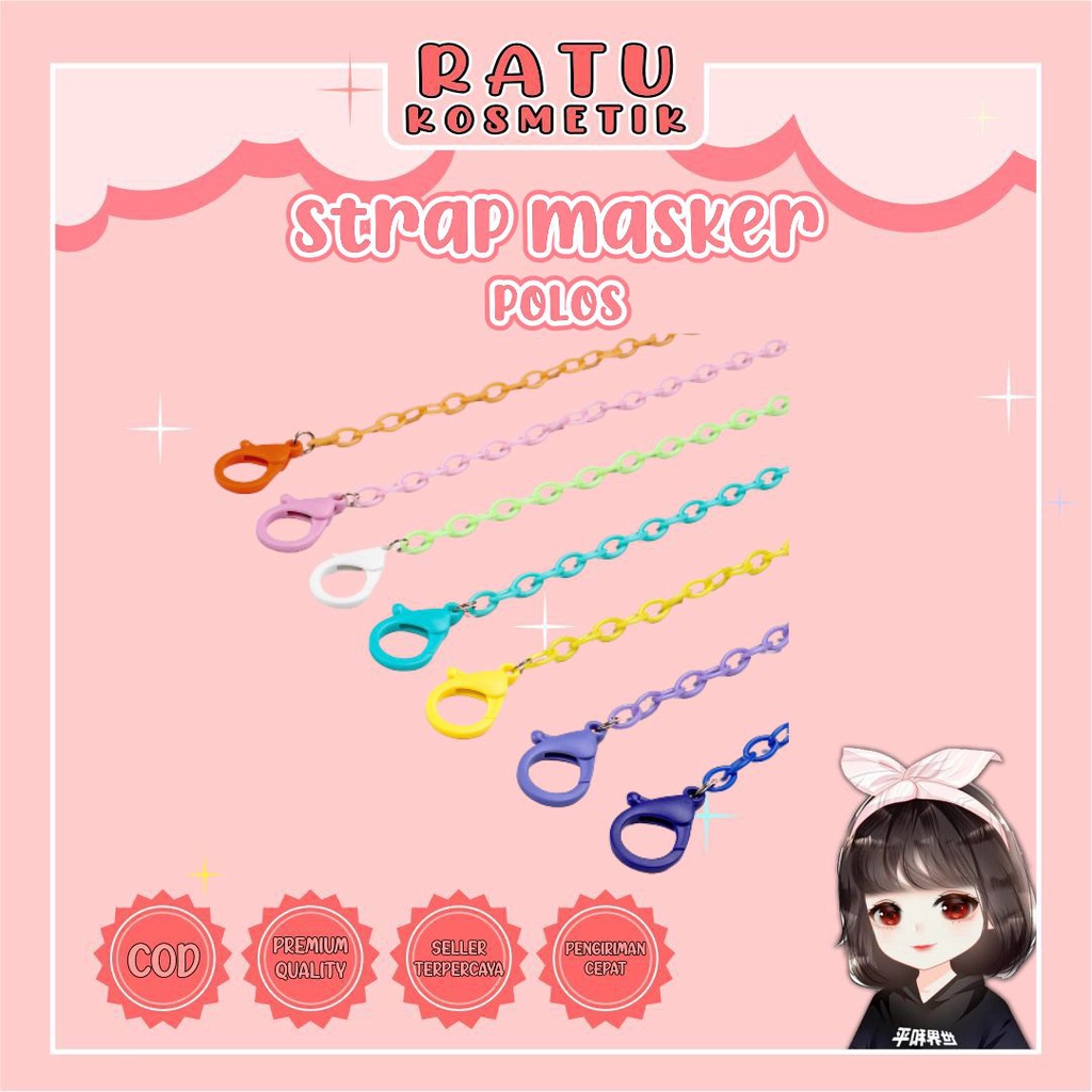 ❤ RATU ❤ Strap Masker | Connector / Kalung / Konektor Mask Korea