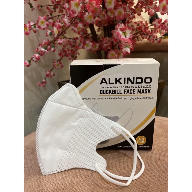 Masker Duckbill Garis