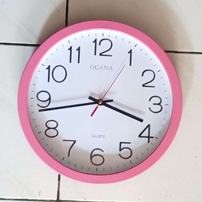 (Toko Ricoh) Jam Dinding Ogana 8989 Polos