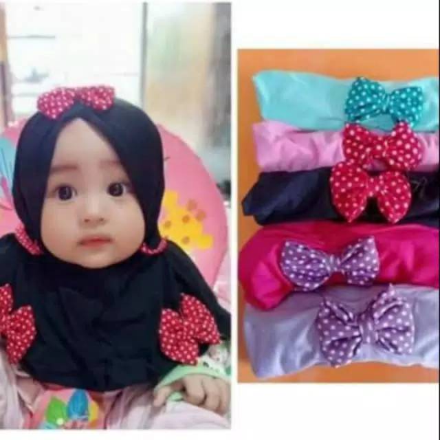 Jilbab anak bayi PITA TIGA CALISTA