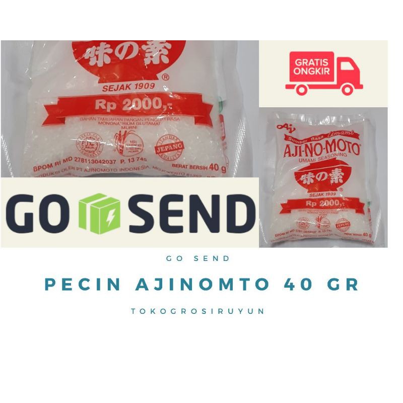 

PECIN AJINOMTO PENYEDAP MASAKAN INSTAN 40 GRAM TERLARIS TERMURAH PROMO SALE TOKOGROSIRUYUN