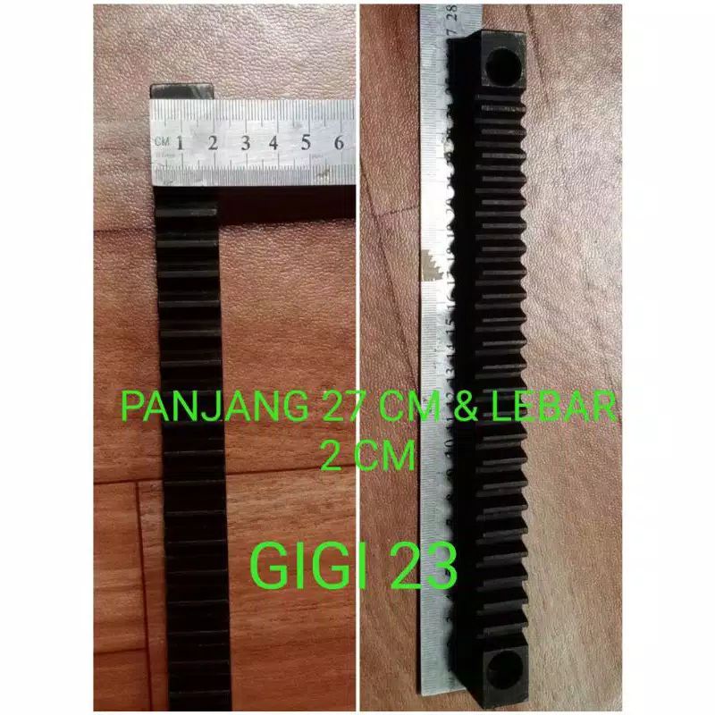 Gear lurur/ rel mesin bobok kayu