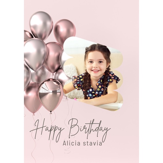 Foto kartu ucapan ultah/ kartu ucapan wisuda