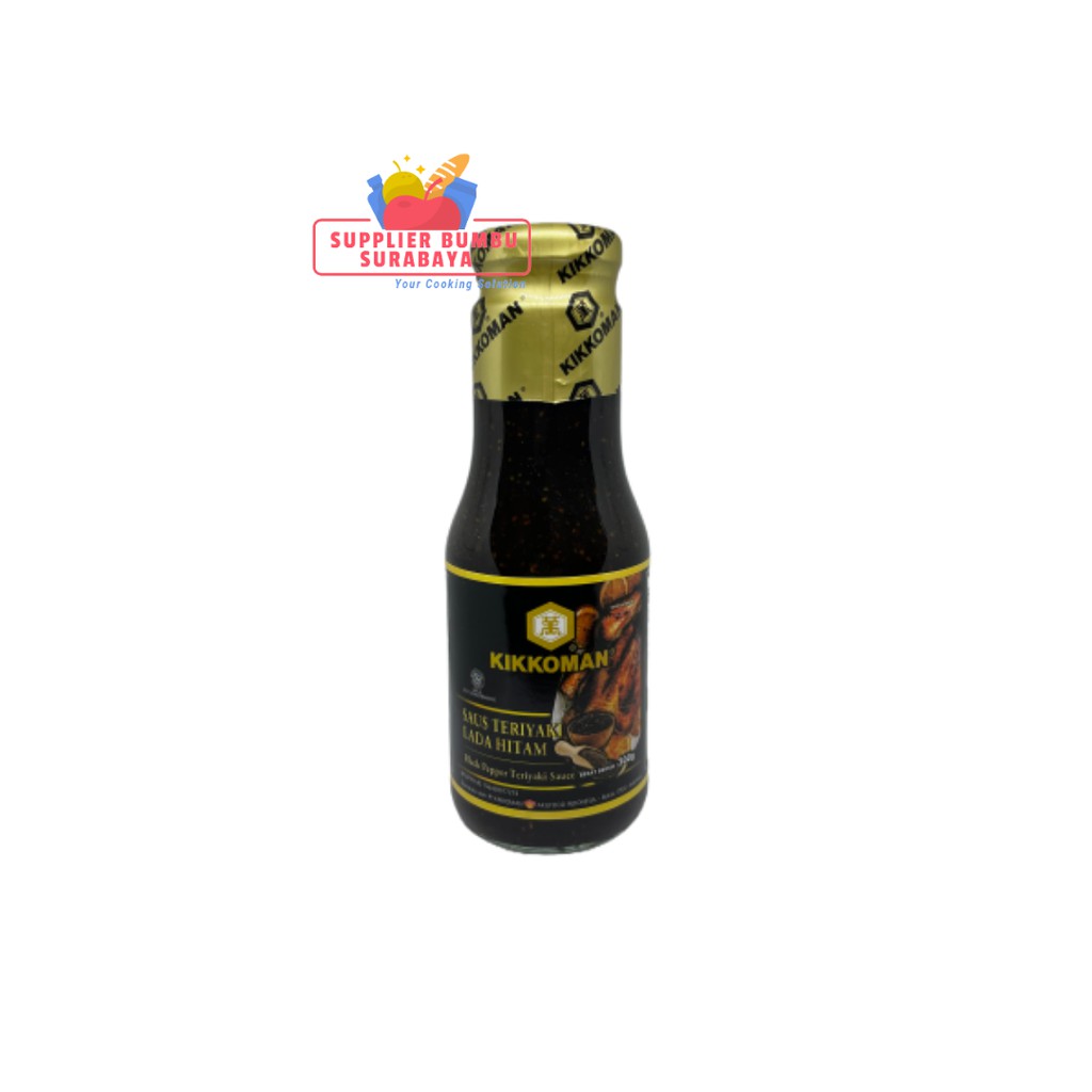 Kikkoman - Black Pepper Teriyaki Sauce / Saus Teriyaki Lada Hitam Halal 300g