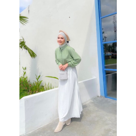 Key Blouse Kemeja Rayon // Kemeja Basic // Kemeja kantor