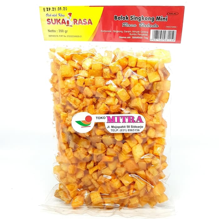 

SUKAI RASA BALOK SINGKONG MINI BALADO 350gr | DADU PEDAS PEDES SPICY