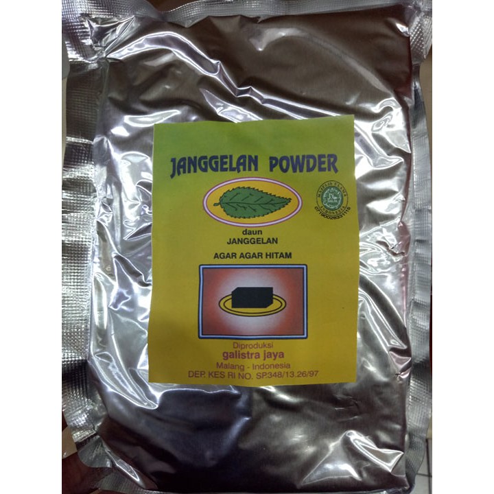 

bubuk janggelan powder 500 gram cincau agar hitam