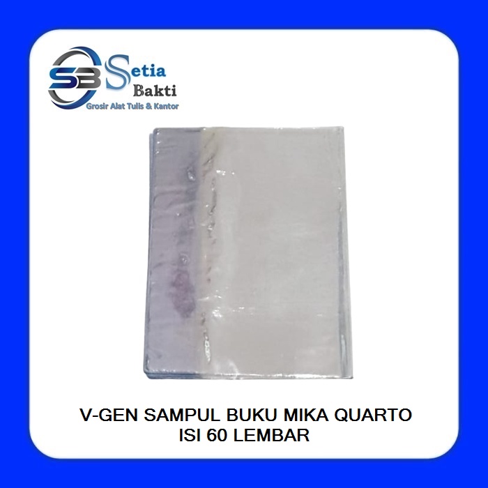 

Sampul Buku Plastik Quarto - Plastik Mika Kwarto Isi 10 Lembar