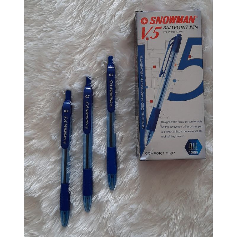 

BOLPEN SNOWMAN V5 BIRU
