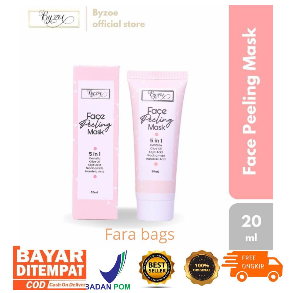 Ready Stock Byzoe 5in1 Face Peeling Mask Masker peeling Mengencangkan melembabkan kulit Wajah