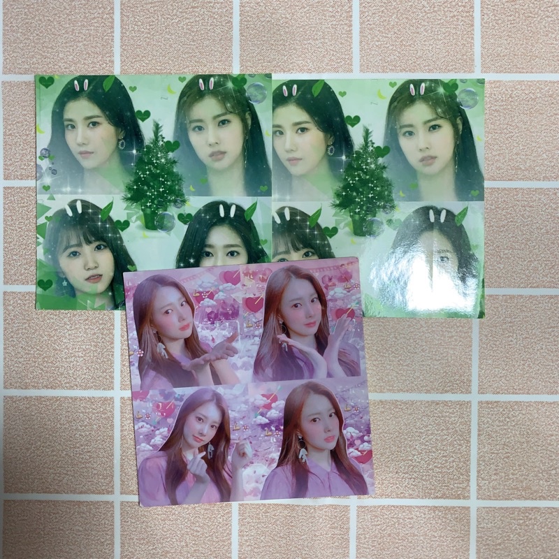 Izone eunbi kang hyewon kim minju nako sticker mini