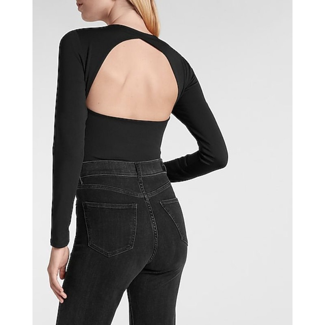 EXPRESS BODY CONTOUR CUTOUT BACK BODYSUIT