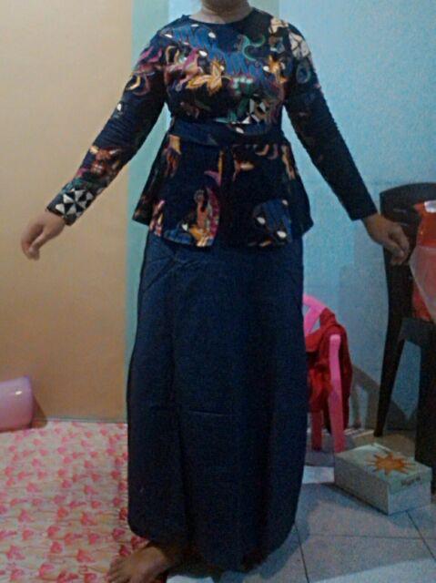 Gamis Muslim Fashion – Gamis Batik Wanita 392