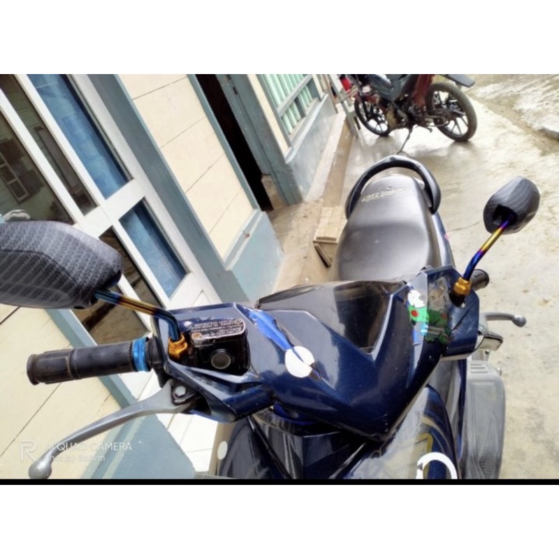 Spion Carbon Beat twotone Motor Honda Beat FI Vario Scoopy Spacy Supra 125 Revo Sonic CB 150R