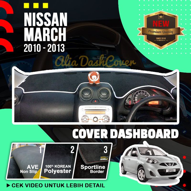 COVER DASHBOARD MOBIL NISSAN MARCH KARPET DASHBOARD MURAH AKSESORIS INTERIOR MOBIL
