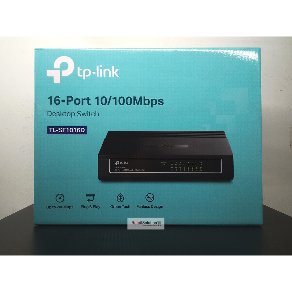 TP-LINK TL-SF1016D 16 Port 100Mbps Desktop Switch