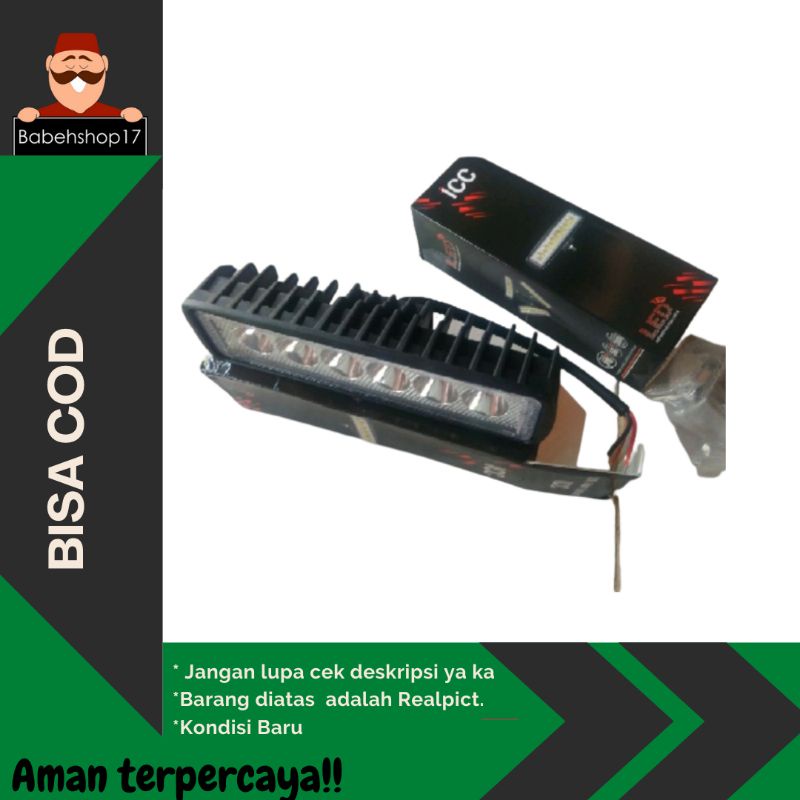 Lampu LED Sorot Variasi 6 Titik Mata Mobil Motor waterproof