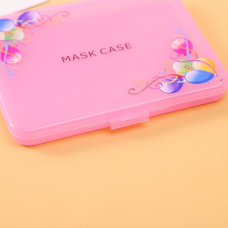 Kontainer Manager Plastik Luar Folder Portable Penyimpanan Masker Wajah Tahan Debu Disegel Packing Organizer Anti Bakteri