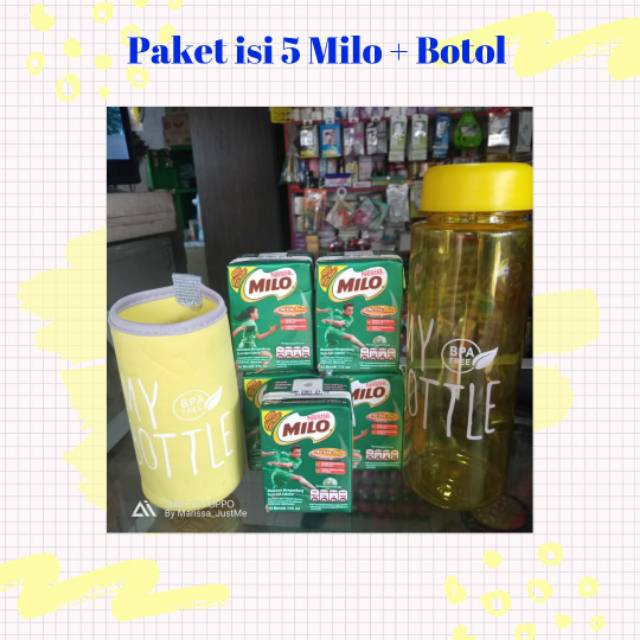 

Paket Milo free bottle