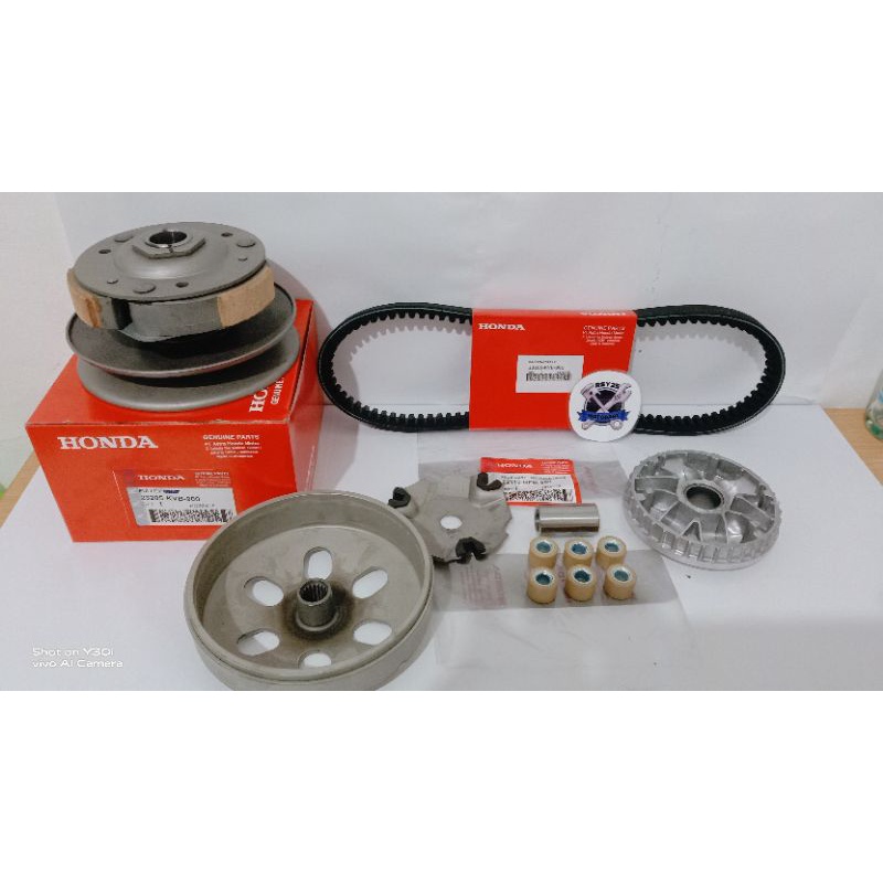 (Paket hemat CVT) Paket komplit CVT Honda Vario karbu Vario techno 110 karbu Vario CW KVB ORI