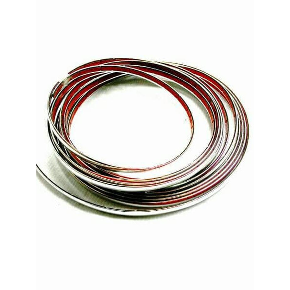 PROMO HARGA lis crome- list crome- list body mobil- lis body mobil 15-18 mm