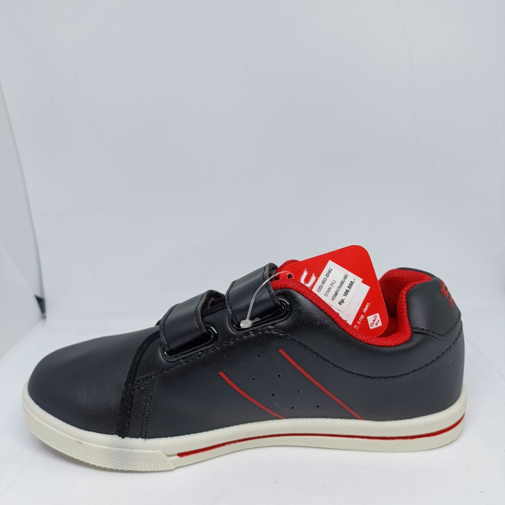 SPORT CLUB STAIN HITAM ABU ABU KREK/SEPATU SEKOLAH/SEPATU VELCRO/SEPATU FASHION/SEPATU ANAK TK SD SMP SMA/SEPATU TERBARU/SEPATU MURAH/SEPATU FORMAL