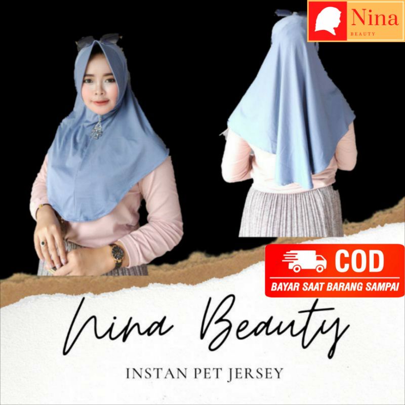 JILBAB TERLARIS ~ NINA QUIN ~ JILBAB INSTAN PET ~ JILBAB SPORT L ~ ORI NINA ~ premium quality-4