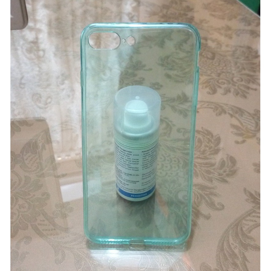 TRANSPARENT TPU CASE IPHONE 7 PLUS BLUE