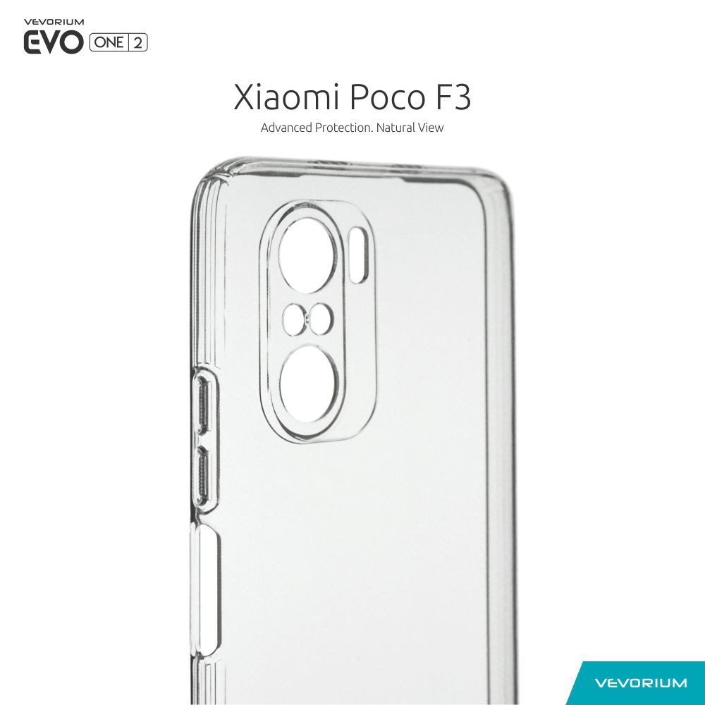 VEVORIUM EVO ONE Xiaomi Poco F3 Pocophone F3 Clear Soft Case Bening Softcase