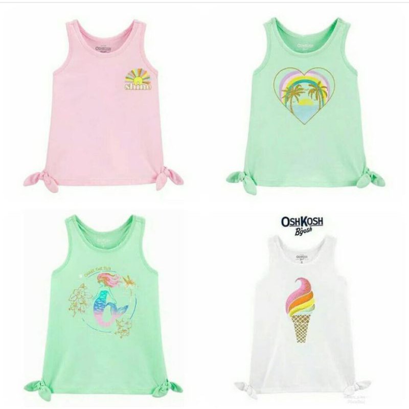 Oshkosh tanktop/ tanktop anak perempuan
