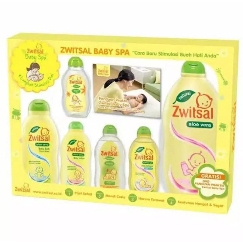 Zwitsal essential gift set - perlemgkapan mandi bayi 1 set lengkap - kado sabun bayi