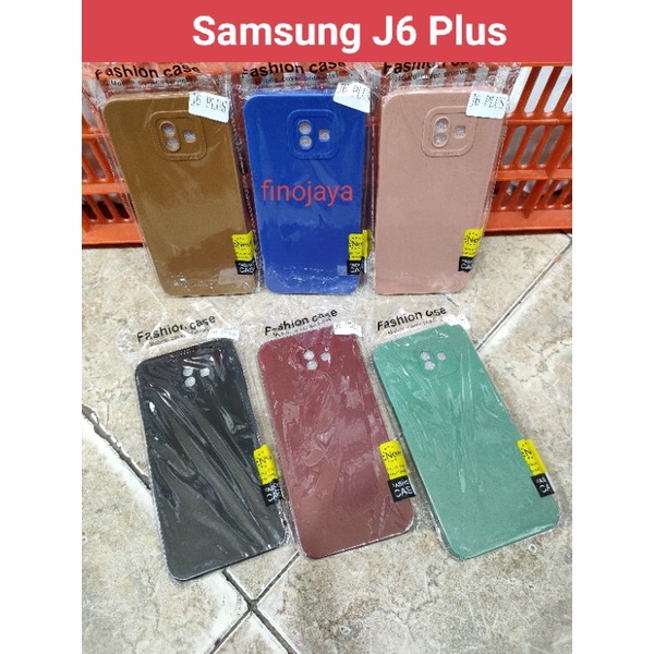 Softcase Samsung J6 Plus J6+ Silikon Casing Selicon Case Macaron Pelindung Pro Camera