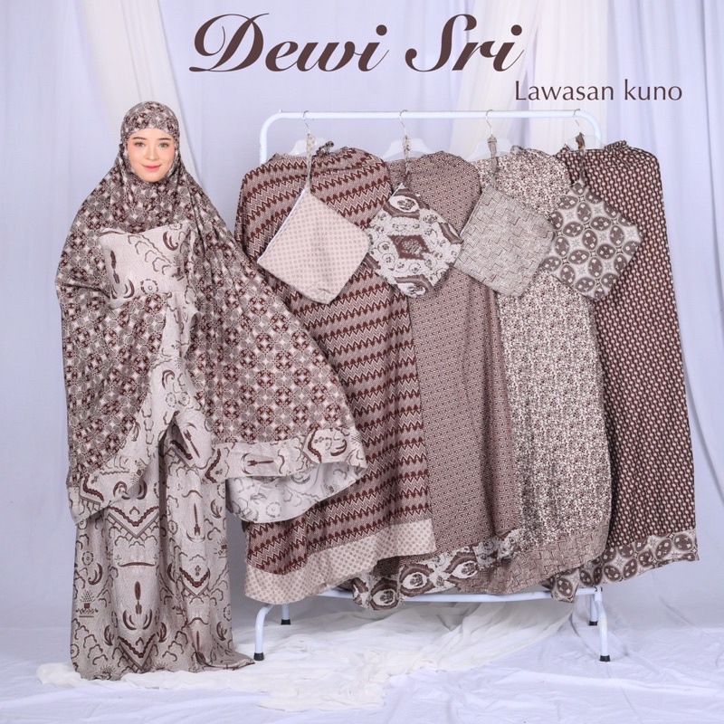 MUKENA BATIK LAWASAN DEWASA DEWI SRI