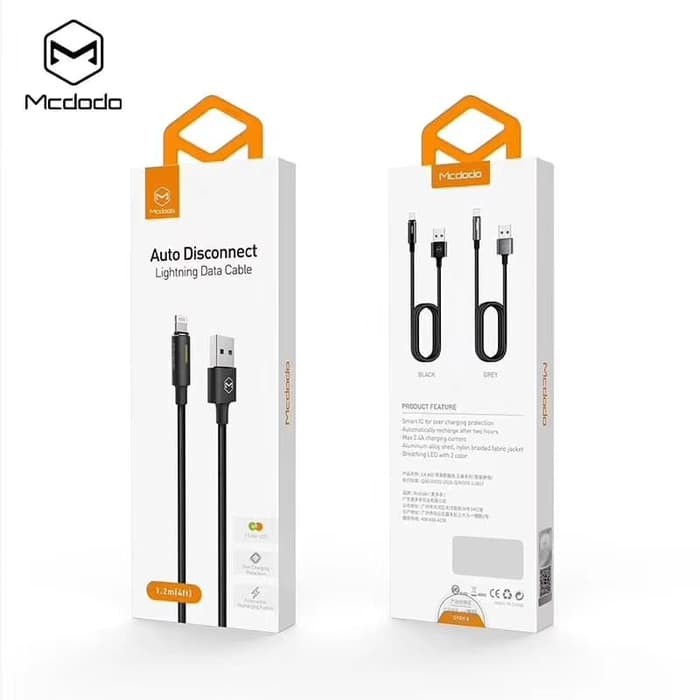 [READY] F86 Auto Disconnect Lightning Data Cable iPhone New Upgrade 2018ORIGINAL -CHARGER IPHONE