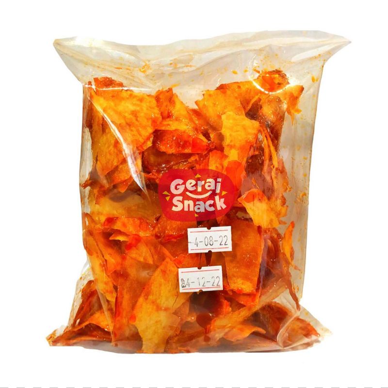 KREZ Keripik Singkong Balado Pedas Manis Tanpa Bahan Pengawet 250g