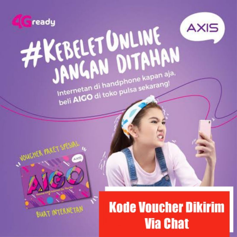 voucher isi ulang Axis aigo kirim kode voucher