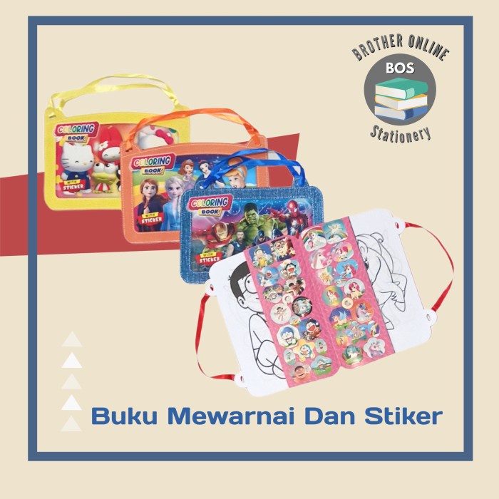 

BOS Buku Mewarnai Tenteng/Belajar Warnai Anak/Education/Coloring Book