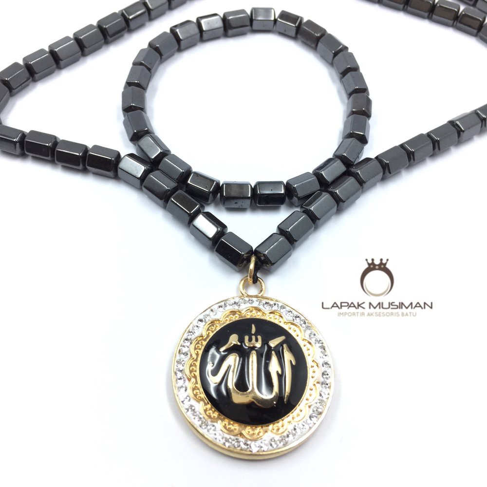 [Bayar di Tempat] KALUNG KESEHATAN BONUS GELANG KESEHATAN MOTIF AZHIKRA KODE LM 01