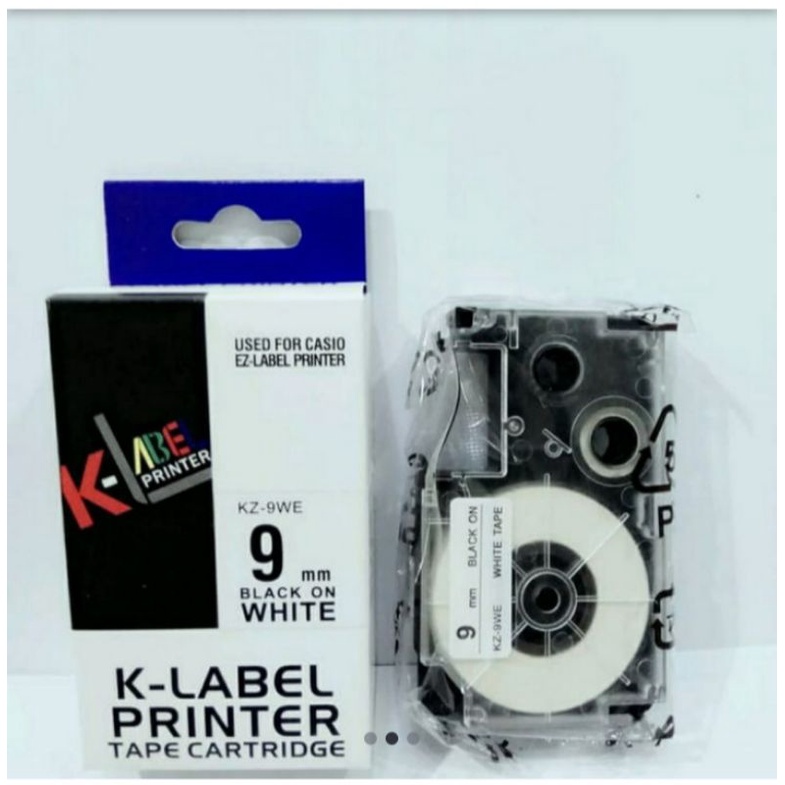 

Refill K LABEL Printer 9mm - use Compatible Casio EZ Label Tape 9 mm