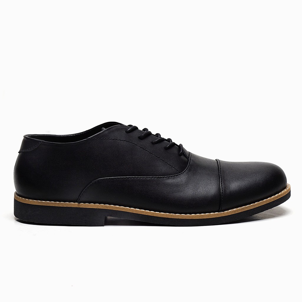 Kenzios Oxford 01 Black Sepatu Formal
