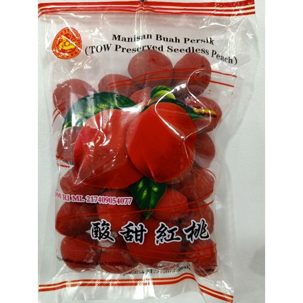 

manisan buah persik/buah dewa 500grm