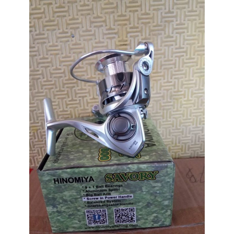 REEL SPINING HINOMIYA SAVORY 800 1000