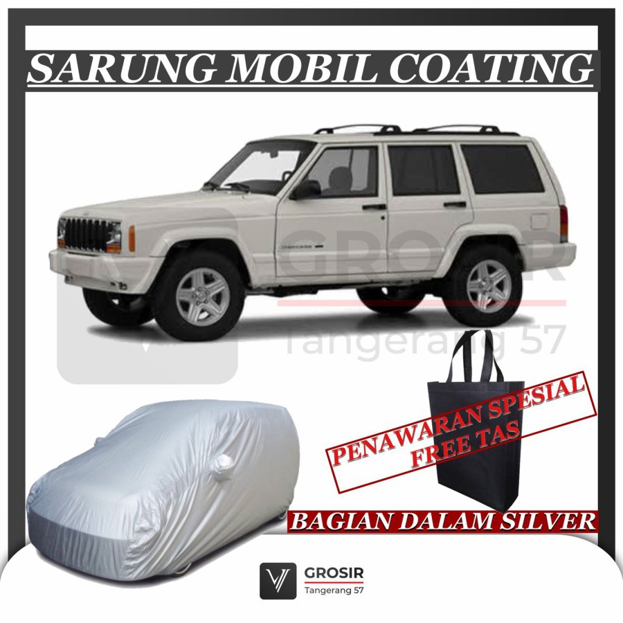 SARUNG MOBIL JEEP CHEROKEE COATING BODY COVER JEEP CHEROKEE