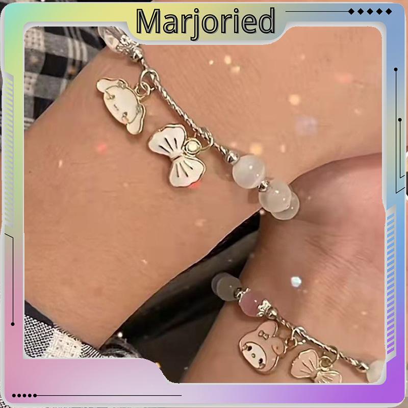 Melody Cinnamon Dog Opal Gelang Lucu Sederhana Gelang Hadiah Pacar-MJD