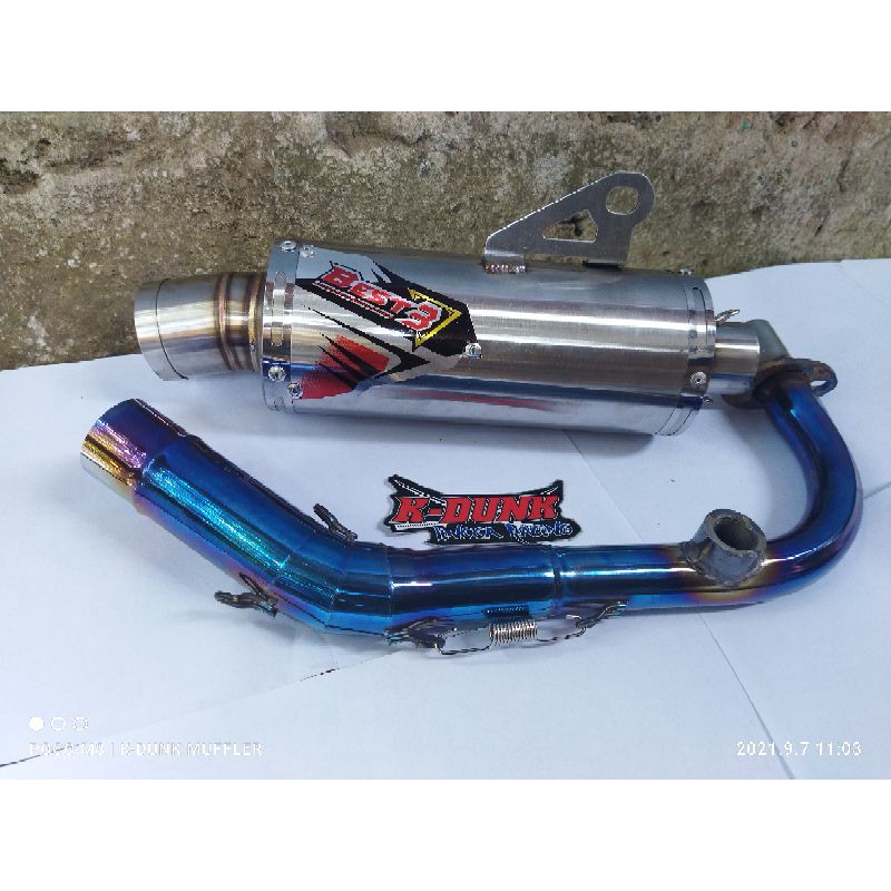 Knalpot best3 vespa matic sprint lx iget primavera sprint 3v iget 125s leher bluemon
