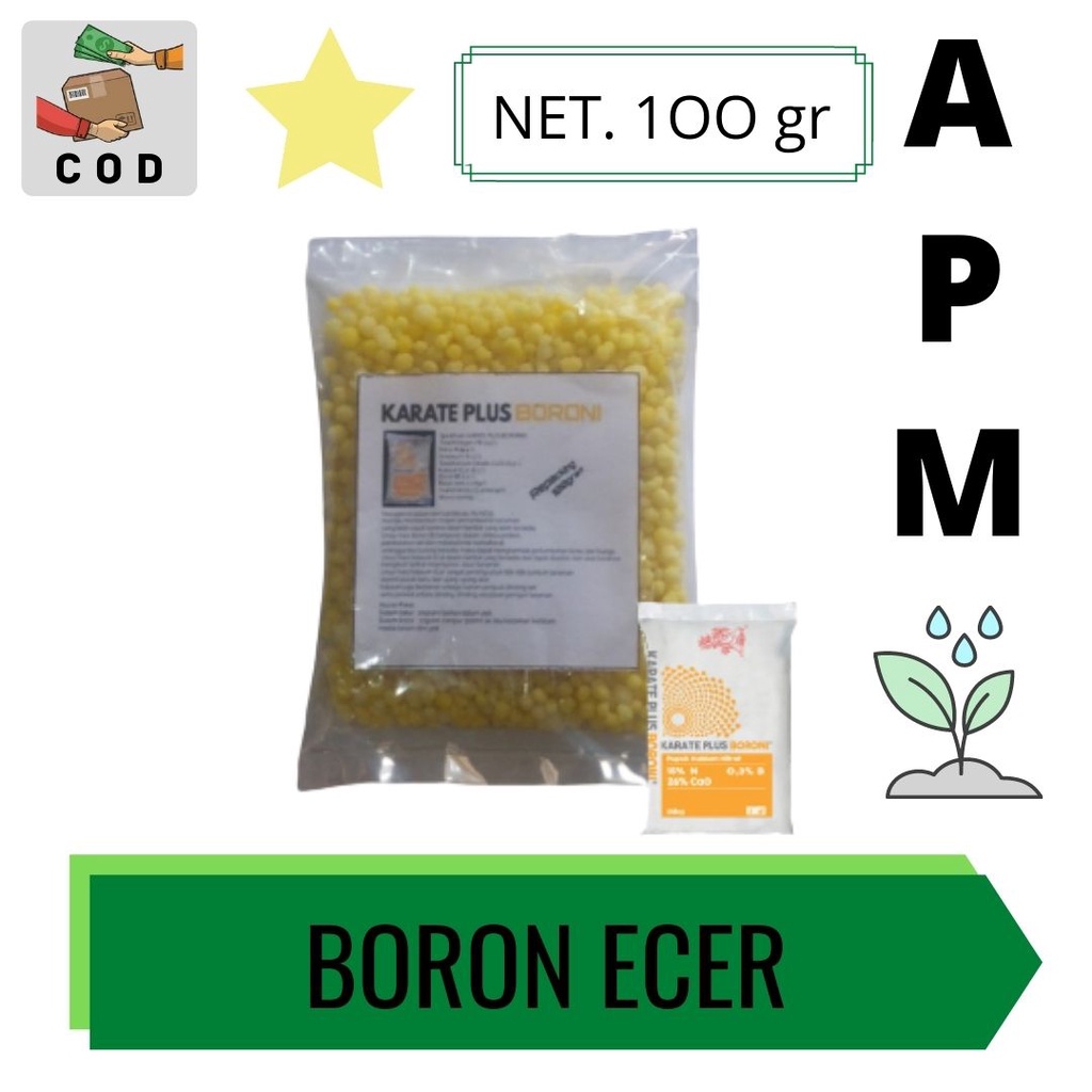 Pupuk Kalsium Nitrat Plus Boron – Kemasan 100gr - Pupuk KARATE PLUS BORONI