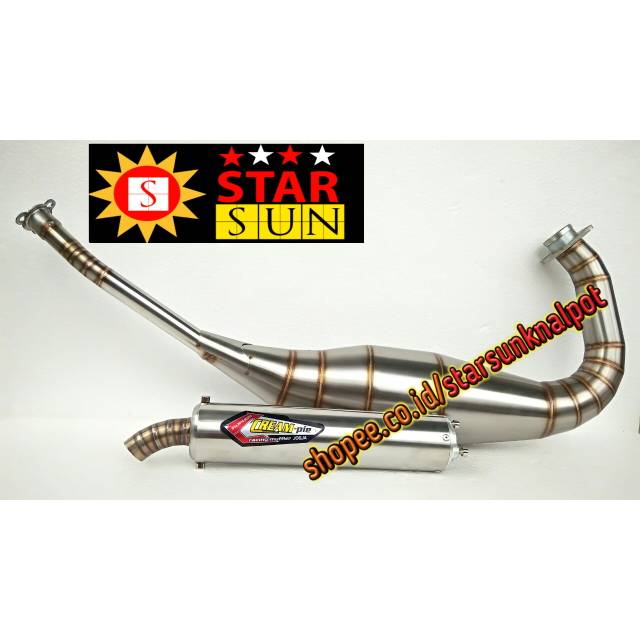 Knalpot ninja 150R RR 2T creampie NS2 ,