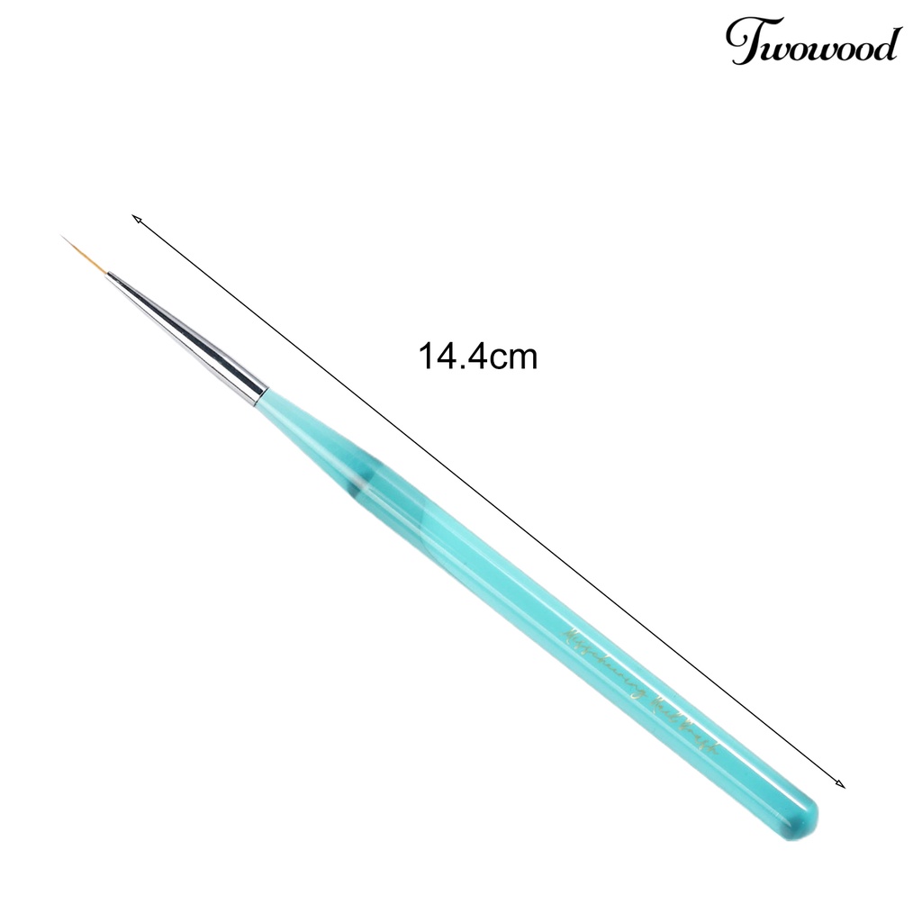 Brush Nail Art Bahan Nilon Non slip Untuk Manicure