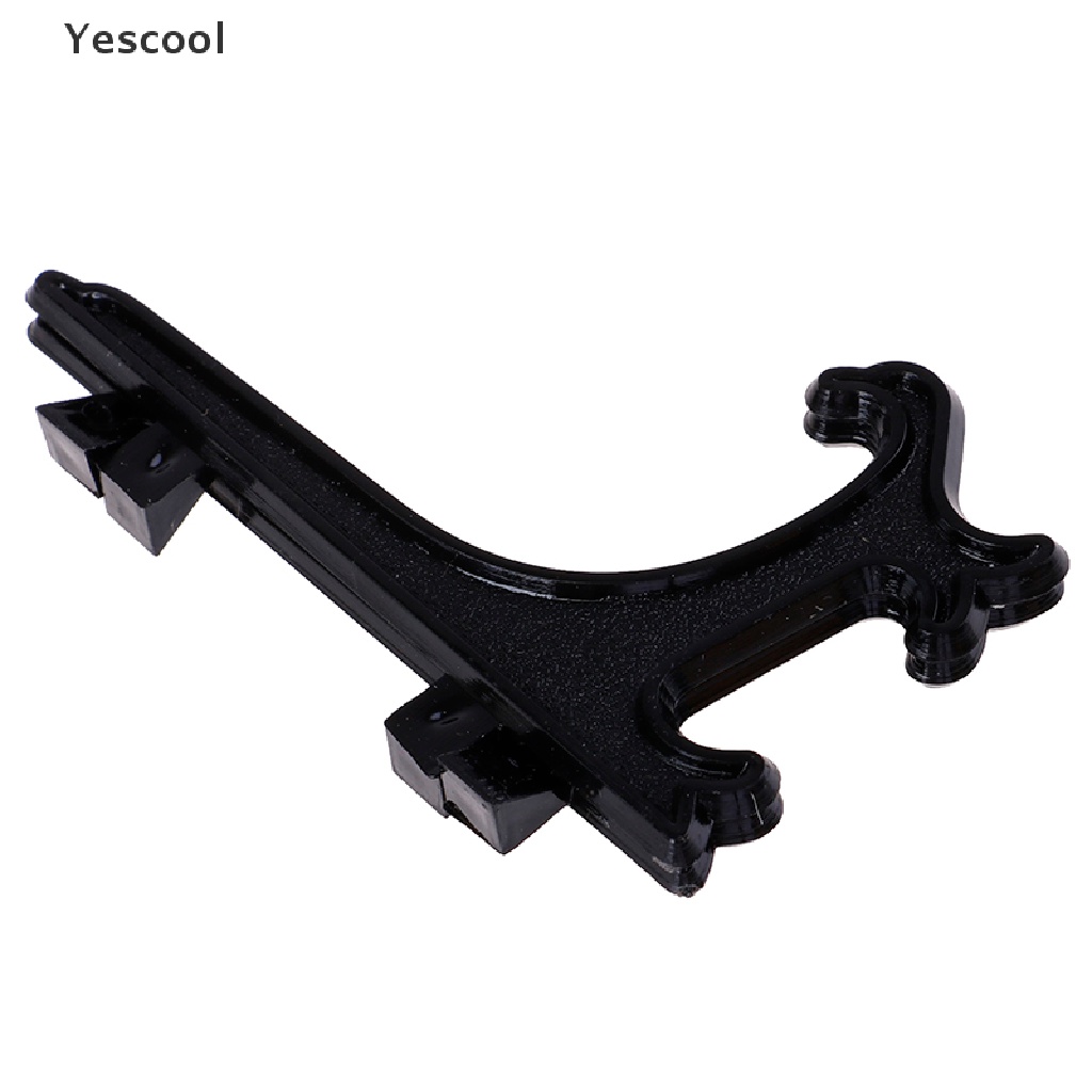 Yescool 12Pcs Stand Display Holder Piringfoto Bahan Plastik Bisa Dilipat