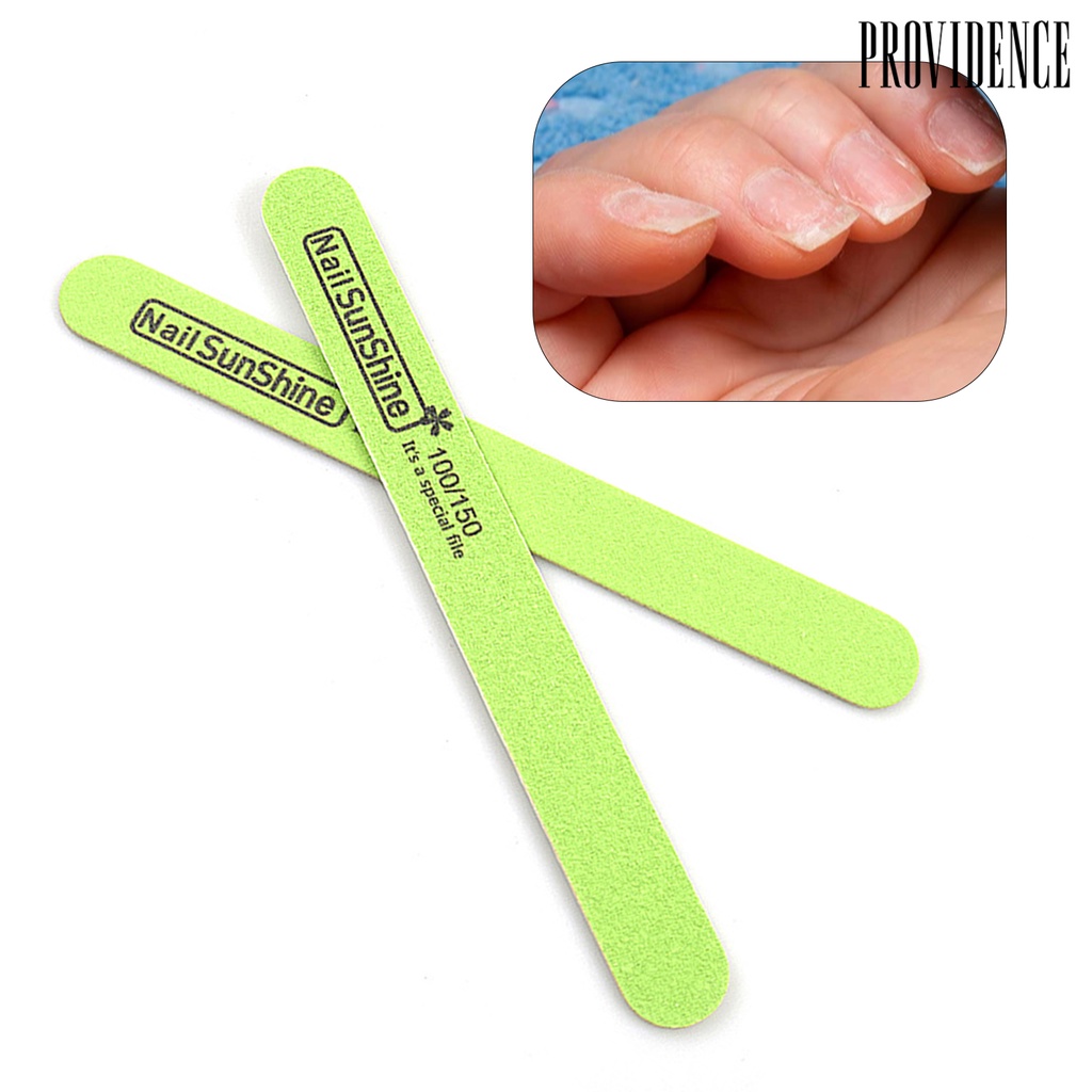 Providence 50Pcs Nail File Smooth Nail Dual Sided Manicure Tools Natural Arylic False Gel Nail  Nail File for Salon